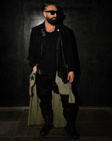 Extended Informal Blazer Coat