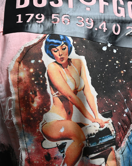 Fierce Pink Denim Jacket