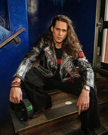 Sullivan King in Custom Leather Jacket