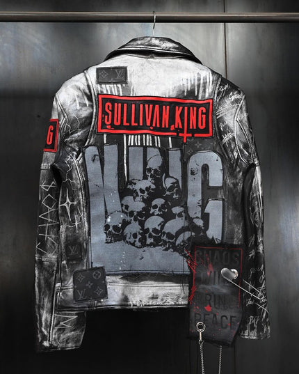 Sullivan King in Custom Leather Jacket