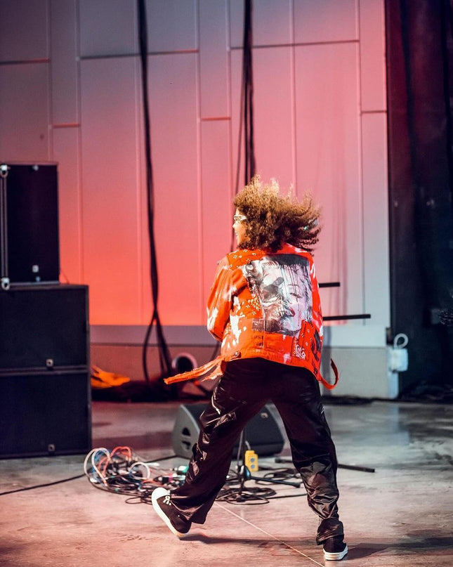 Kanis in Custom Denim Jacket