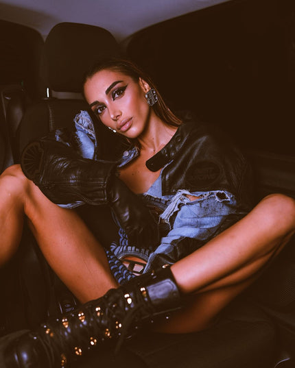 Elisa De Panicis in Custom Jacket