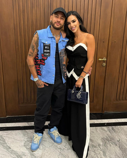 Neymar Jr in I'M BACK Denim Vest