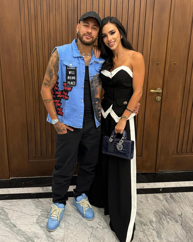 Neymar Jr in I'M BACK Denim Vest