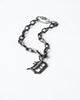 Dusted Steel "D" Necklace