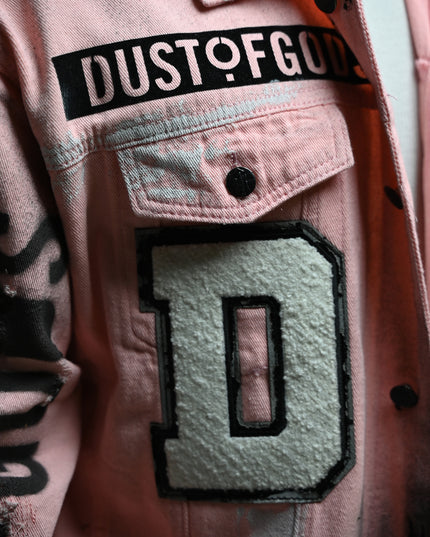Fierce Pink Denim Jacket