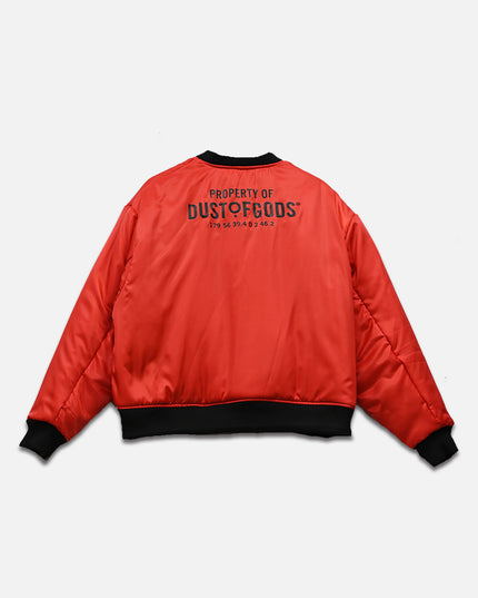 Black & White Dust of Gods Bomber Jacket