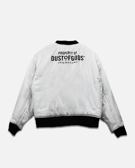 Black & Red Dust of Gods Bomber Jacket
