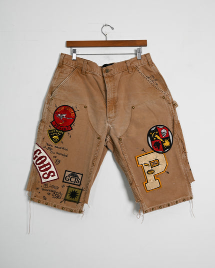 Oversized Dusted Workwear Shorts