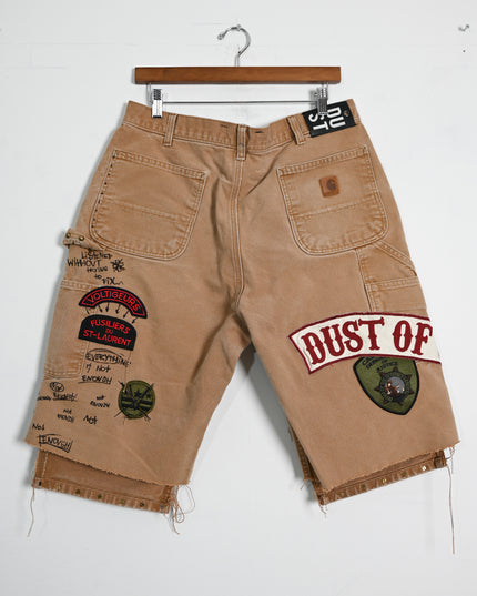 Oversized Dusted Workwear Shorts