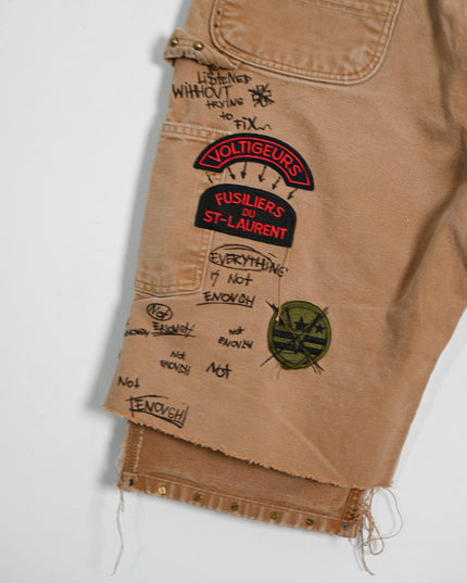 Oversized Dusted Workwear Shorts