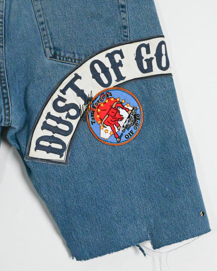 Oversized Denim Shorts in Sex, Dust, Rock & Roll