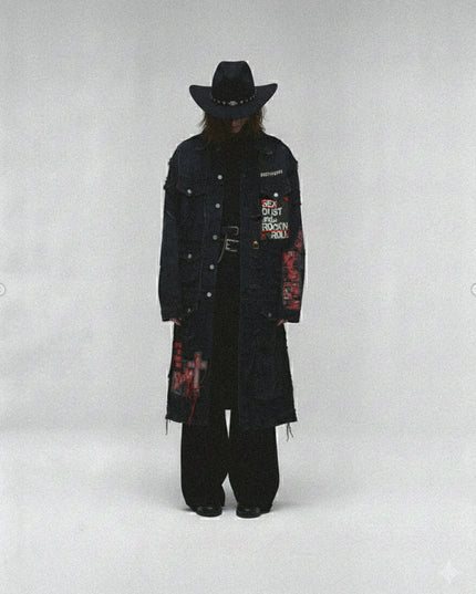 Les Cowboys Deconstructed Coat