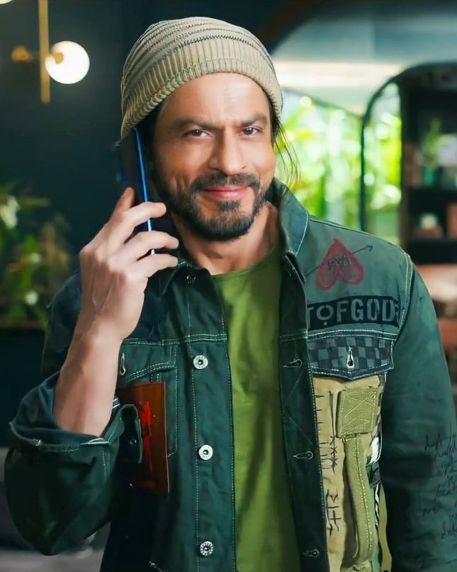 Shah Rukh Khan in Custom Denim Jacket