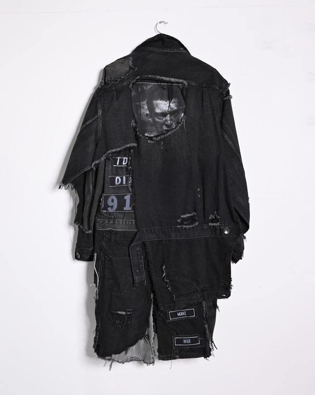 Deconstructed DOG Denim Coat