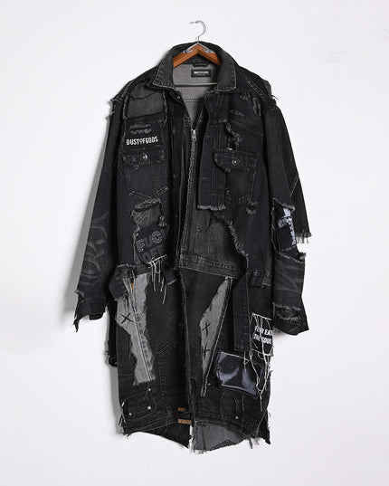 Deconstructed DOG Denim Coat