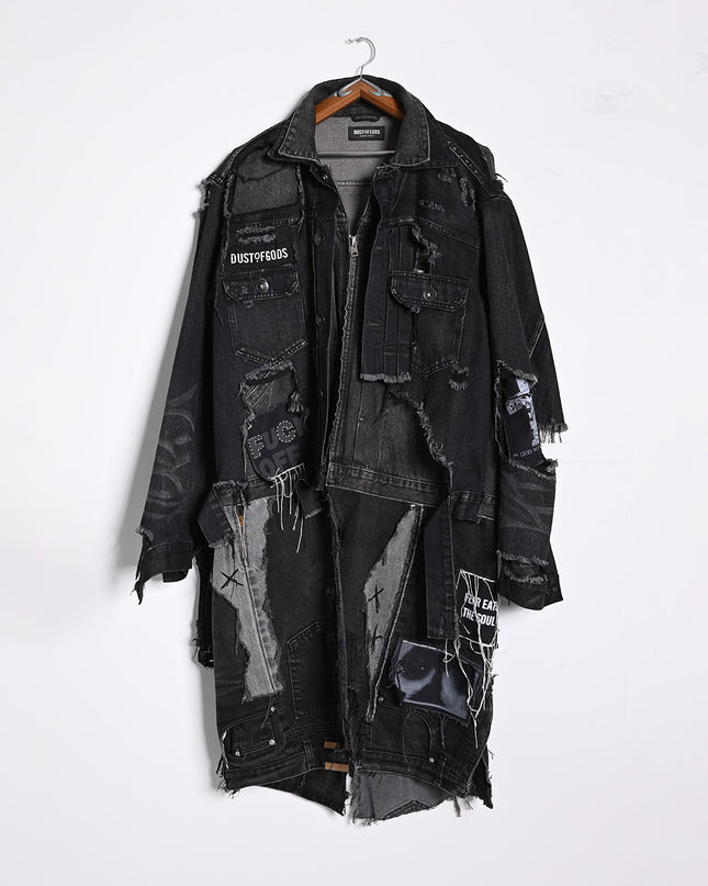 Deconstructed DOG Denim Coat