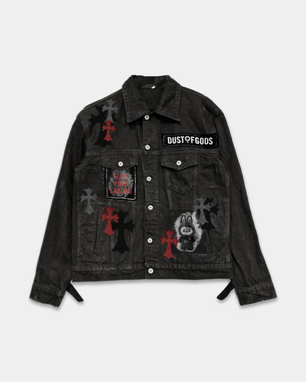 F*ck Your Chrome Labubu Denim Jacket