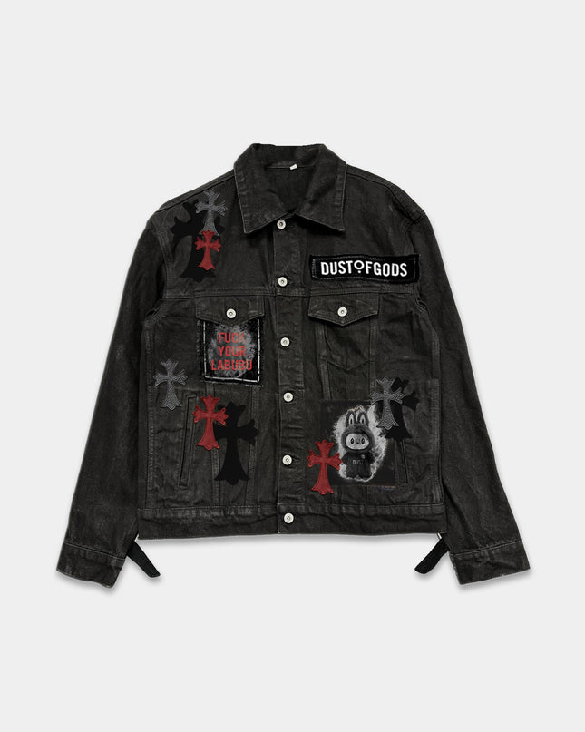 F*ck Your Chrome Labubu Denim Jacket