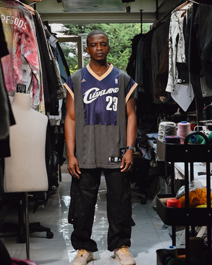 Deconstructed Cleveland Bron  Jersey T-Shirt