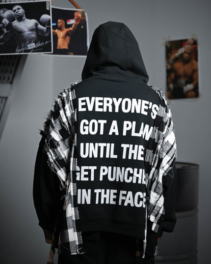 Deconstructed Flannel Tyson Hoodie