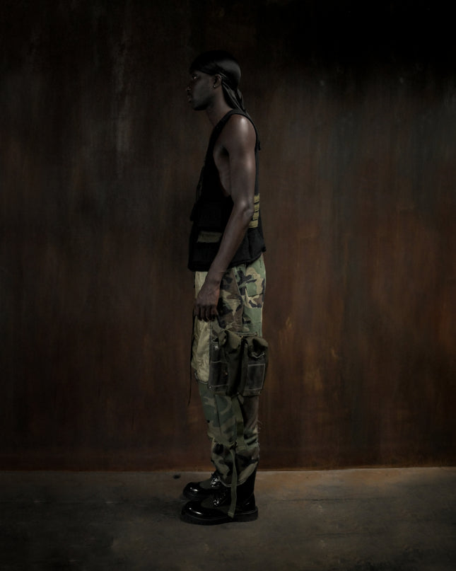 Deconstructed Military Liner Pants