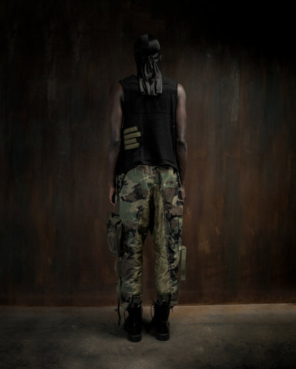 Deconstructed Military Liner Pants