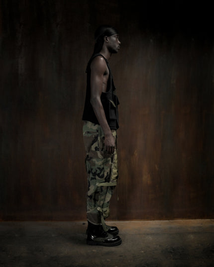 Deconstructed Military Liner Pants