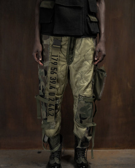 Deconstructed Military Liner Pants