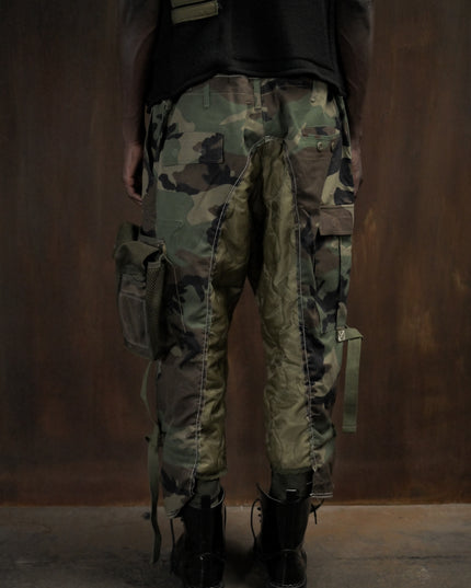 Deconstructed Military Liner Pants