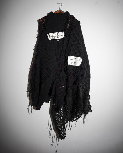 Fuck You Oversized Knit Sweater