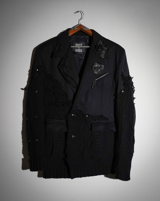 Deconstructed Knitted Flora Blazer