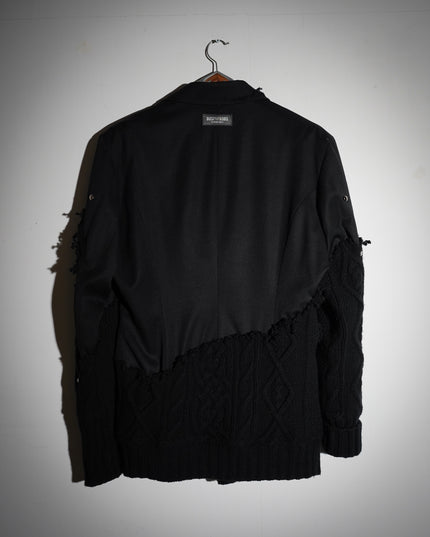 Deconstructed Knitted Flora Blazer