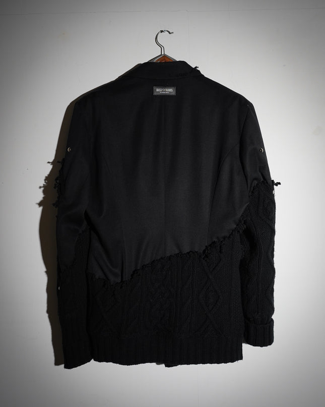 Deconstructed Knitted Flora Blazer