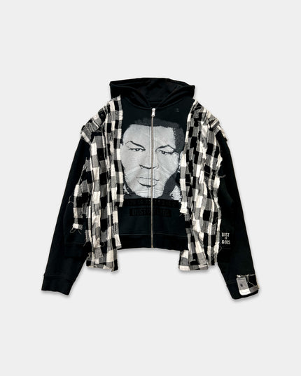 Deconstructed Flannel Tyson Hoodie