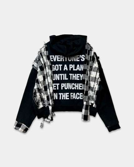 Deconstructed Flannel Tyson Hoodie