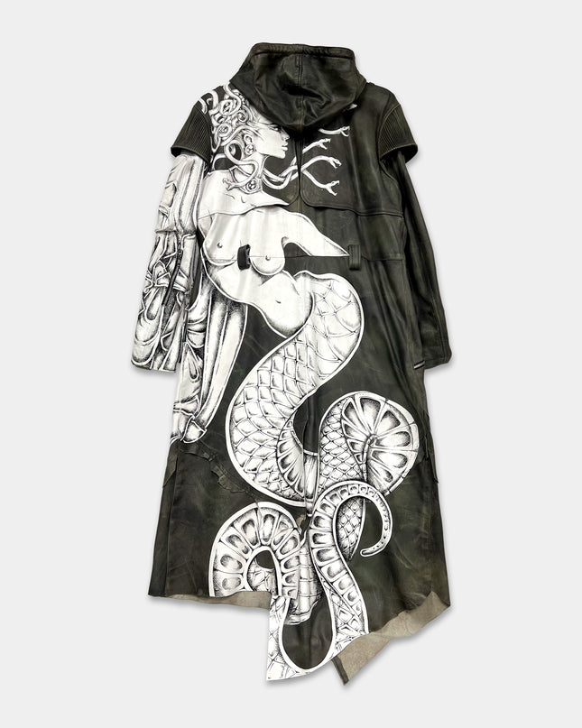 Medusa's Wrath Leather Coat