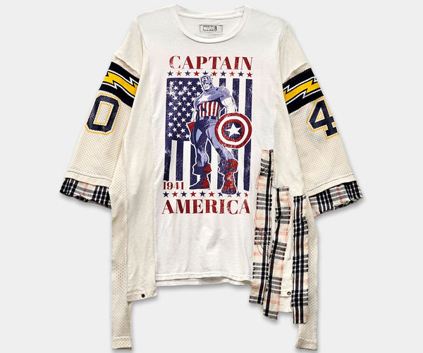 Captain America Deconstructed T-Shirt
