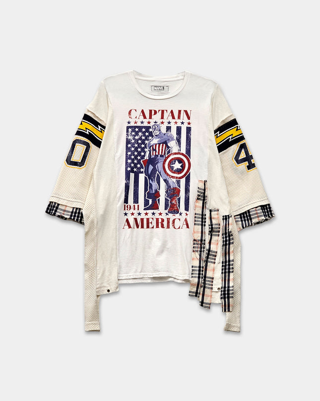 Captain America Deconstructed T-Shirt