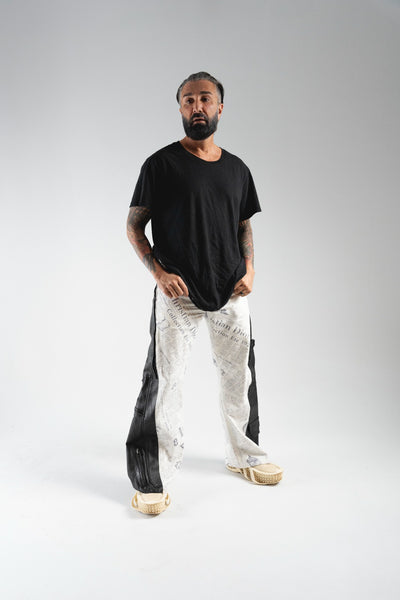 パンツ Christian dada embroidery wide slacks パンツ Christian dada embroidery wide slacks Christian dada