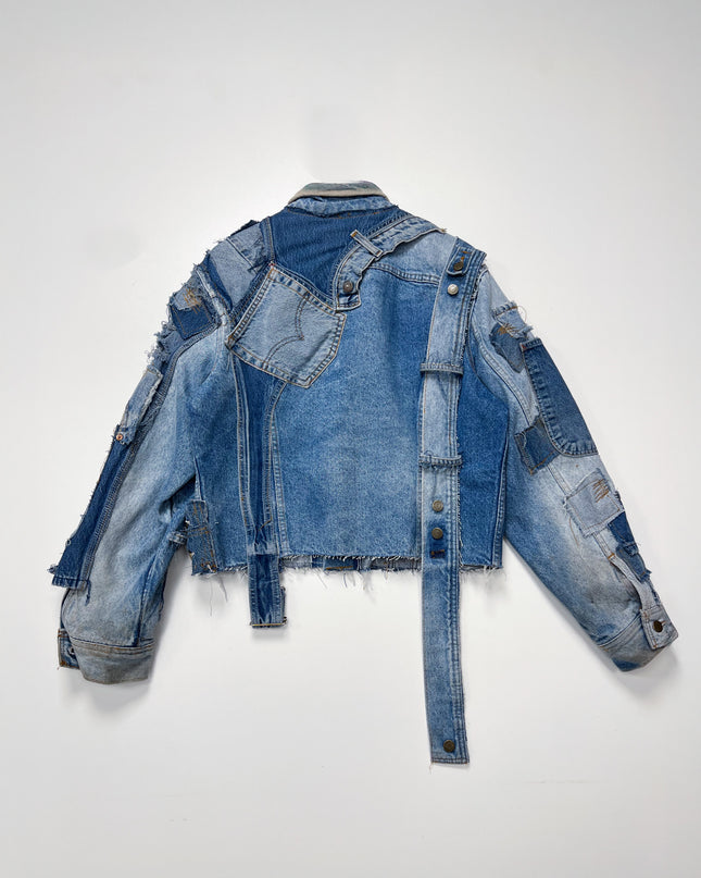 Denim Patchwork Jacket