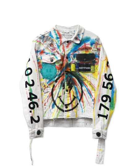 Dust of Spongebob Tie-Dye Denim Jacket