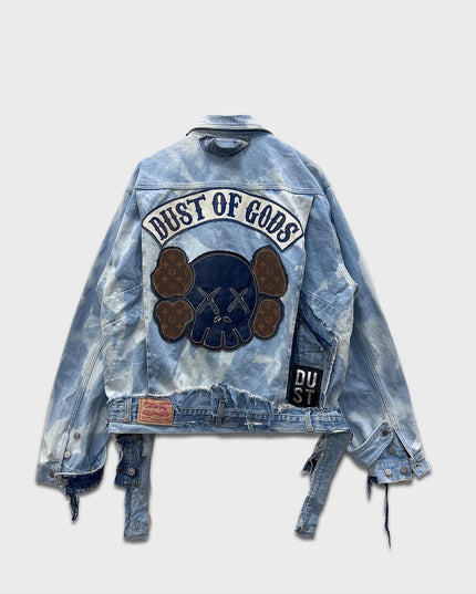 Dusted This Is Not LV Kawz Blue Jacket