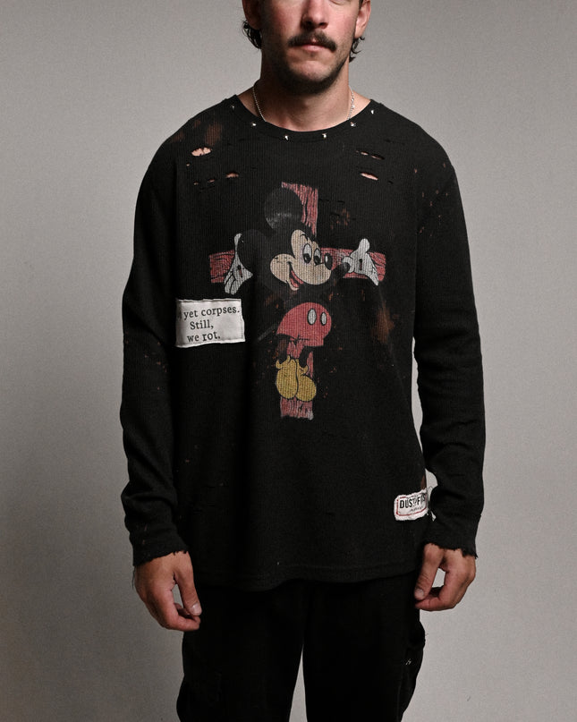Crucified Mickey Long-Sleeve Shirt