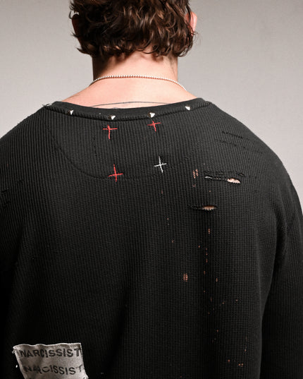 Crucified Mickey Long-Sleeve Shirt
