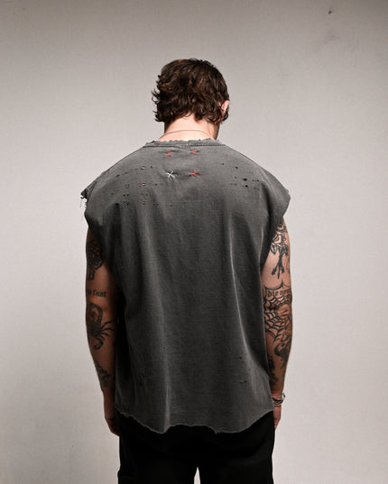 Jesus He's The Real Thing Graphic Sleeveless T-Shirt