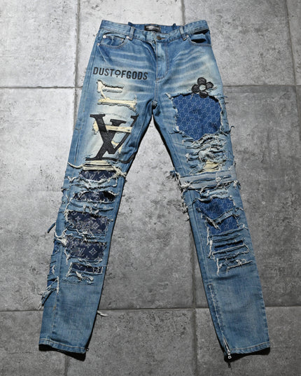Archive Deconstructed LV Jeans