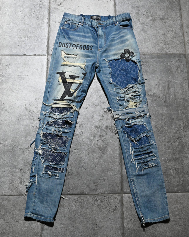 Archive Deconstructed LV Jeans