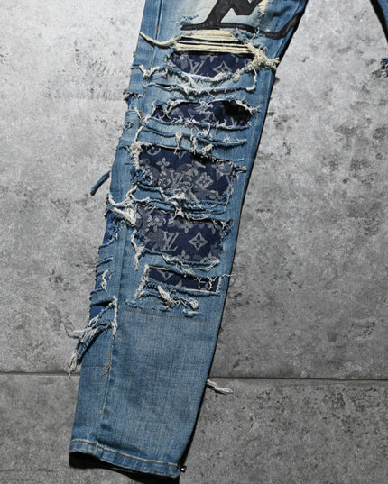 Archive Deconstructed LV Jeans