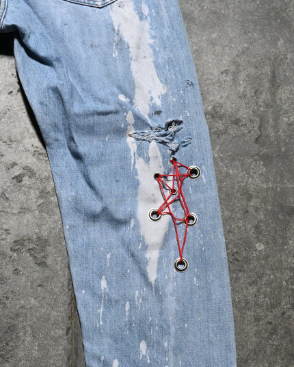 Archive Dusted Blue Vintage Faded Jeans
